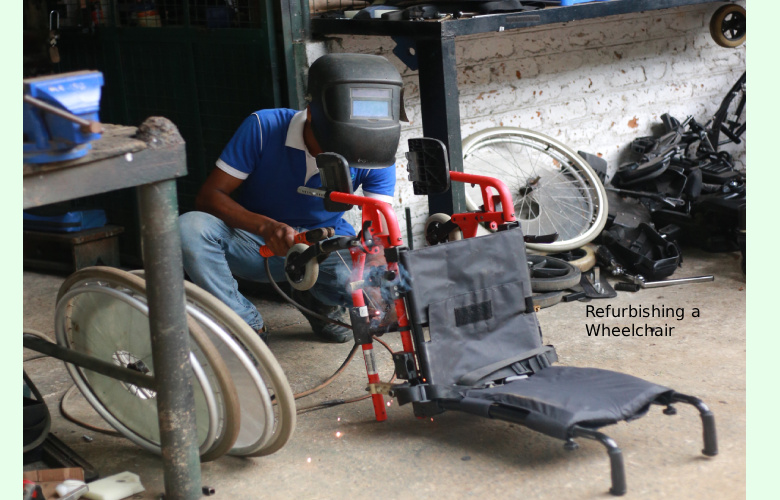 Wheelchair refurbish